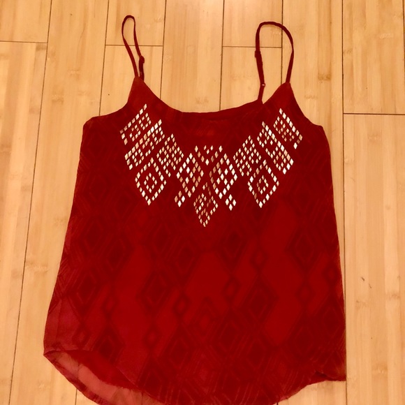 Chiffon tank top - Picture 2 of 3